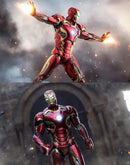 Action Figure Homem De Ferro Mark 45 Iron Man: Vingadores A Era de Ultron Escala 1/10 ZD Toys Mega Saldão 2024