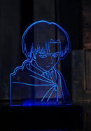 Luminária/Abajur Levi Ackerman: Ataque dos Titãs Attack On Titan Shingeki no Kyojin Anime Mangá