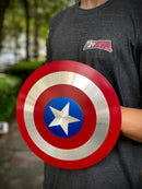 Réplica Em Metal Escudo Capitão América: Marvel (30cm) - CD